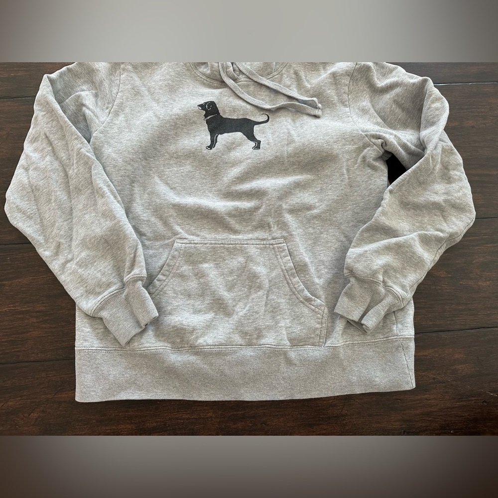 The Black Dog Heather Gray Hoodie - Picture 3 of 5